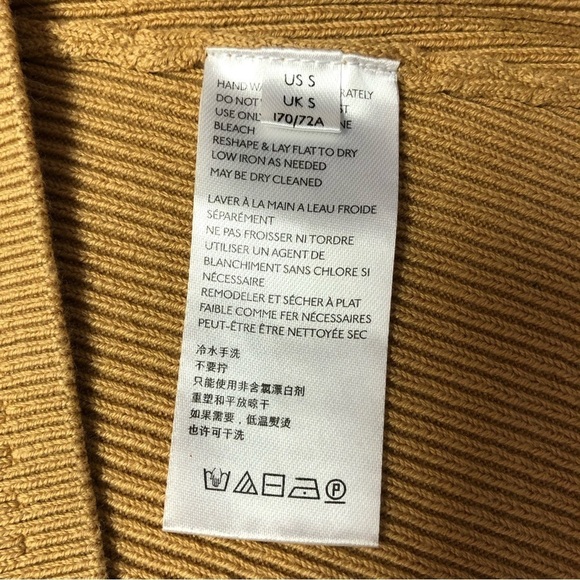 Aritzia Free People Gold Laurel Knitted Mini Skirt Size Small - Picture 8 of 9